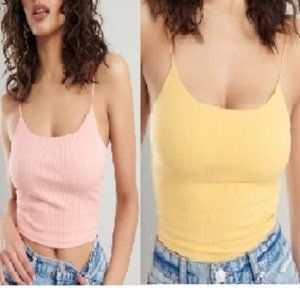 Garage Ribbed Bungee Cami - Set of 2